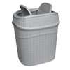 Bath Bliss 2 Pack Sailor Knot Swing Top Waste Bin