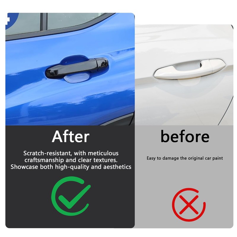 Treesiche Crosstrek Exterior Door Handle Trim Covers Compatible with Crosstrek