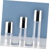 Housoutil 3pcs Travel Toiletry Bottles Airless Pump Bottles Lotion Containers