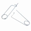 Steel Brooch Shape Cotter Safety Pins Spring Pin， Quick Lock