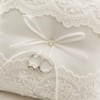 Gudotra Porte-Alliance Lace Wedding Ring Cushion (20cm)