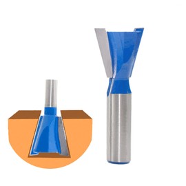 CHCYWJGJ 1-1/8” Dovetail Router Bit 1/2 Shank Half-Blind & Through Dovetail Bits for Making Boxes Drawers Chests for Engraving Router planing Head Wood Cutte Woodworking Tools Carving Cutting Tool