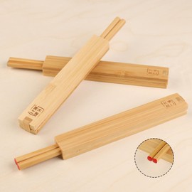 YOSHIKI YK-HBR Bamboo Chopsticks Case, Camping & Chopsticks Case Set, Bento Box, Case, My Chopsticks Set, Chopstick Case, Chopstick Case, Portable, Outdoors, Excursions, Travel, SDGs, Eco Material
