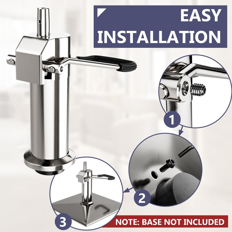 Barber Chair Replacement Hydraulic Pump - 6.7 IN Adjustable Height