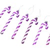 Christmas Concepts® Pack Of 6-13cm Glitter Candy Cane Christmas Tree