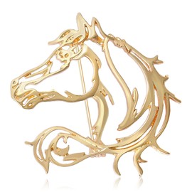 Horse Brooch Pin Rhinestone Brooch Crystal Brooches and Pins for Women Vintage Horse Jewelry Stuff Year of the Horses 2026