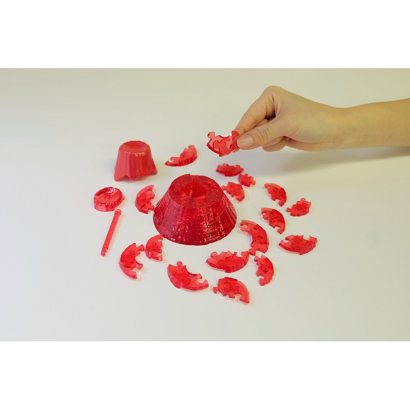 40 Piece Crystal Puzzle Red Fuji