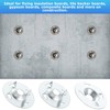 LOLYSIC 500 PCS Washers, 28mm Tile Backer Board Washers, Galvanised