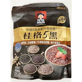 Five Black Multi-Grain,5 Black Grains Oatmeal Mix, Sugar-Free, 518g,18.27 Oz