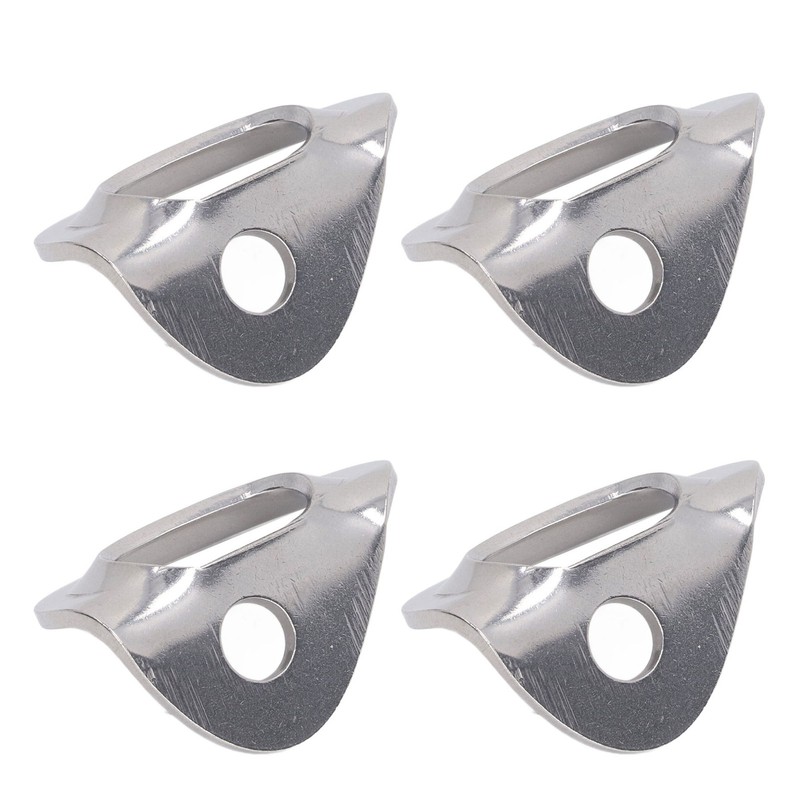 10Pcs Climbing Hanger Lightweight Stainless Steel Rock Climbing Anchors for