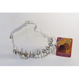 R&M International 7" TURKEY Cookie Cutter Thanksgiving  Stainless Steel ~ Autumn School Projects
