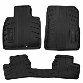 FAZINA Tapetes para March Nissan 2012 a 2026 Uso rudo Premium 3D Tipo charola Todo Clima Bordes Altos de Plastico Vinilo Importado