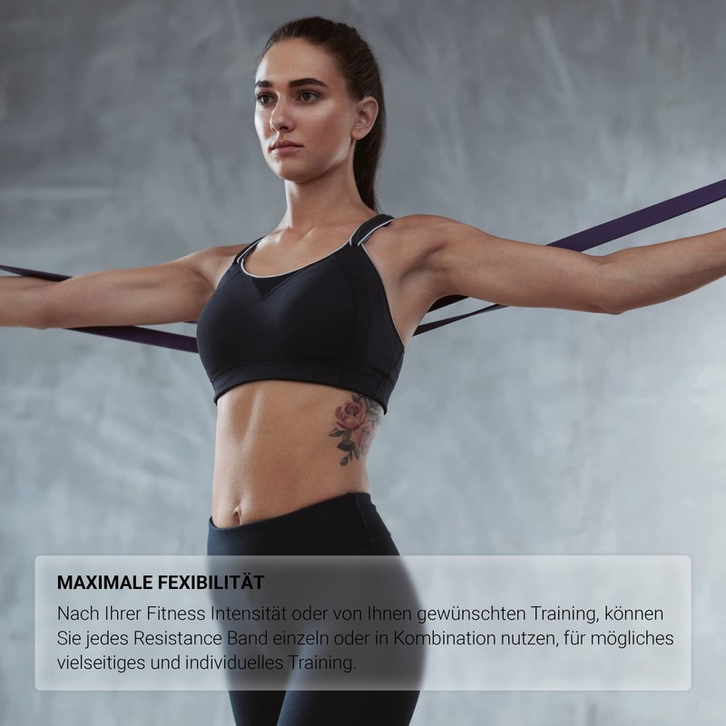Msports Resistance Band in Various Strengths - Exercise Bands /