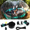 Trampoline Sprinkler 32.8ft Outdoor Trampoline Backyard Water Park Fun Summer