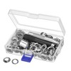 Grommet Tool Kit, 100 Sets Grommets Eyelets Kit Grommet Setting