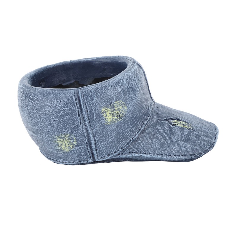 Hat Flower Pot Blue Retro Cowboy Hat Clothes Resin Plant
