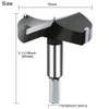 NICAVKIT Tungsten Steel Forstner Drill Bit, 75 mm, Professional Forstner