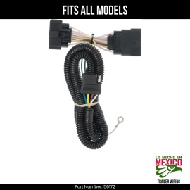 Curt For 11-19 Ford Explorer 4 Pin Trailer Wiring Plug Fits All Models Curt 4 Prong