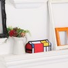 Astro Tissue Case, Mondrian-style Composition 2-Way Tissue Cover, Hanging, Wall