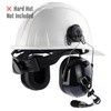 Arrowmax ASH1042-BK-M1 Dual Muff PNR Hard Hat Headset with PTT