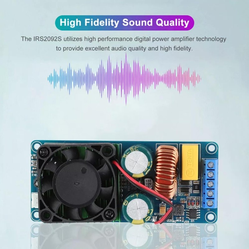 2X IRS2092S 500W for Mono Channel Digital Amplifier Class D