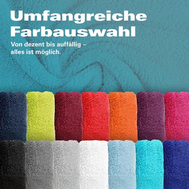 Pack of 10 Wash Mitts, 15 x 21 cm, 100% Cotton