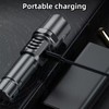 Rechargeable flashlights1500L tactical flashlight,Adjustable Focus LED Flashlight, 3 Lighting Modes,