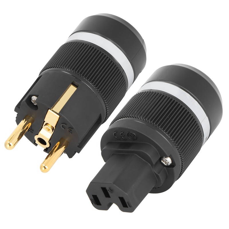 Monosaudio Pure Copper 24K GoldPlated Power Plug for Audio Power