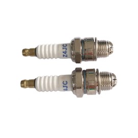 2PCS High performance 3 Prong Spark Plug M4×1.25, Z4JC for 2 stroke engine kits 66cc/80cc gas motorized bicycle
