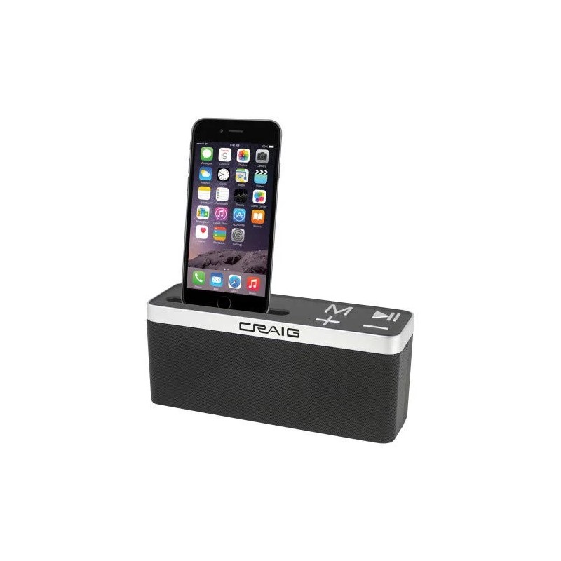 Craig CMA3690 Portable Stereo Speaker with Bluetooth Wireless Technology and