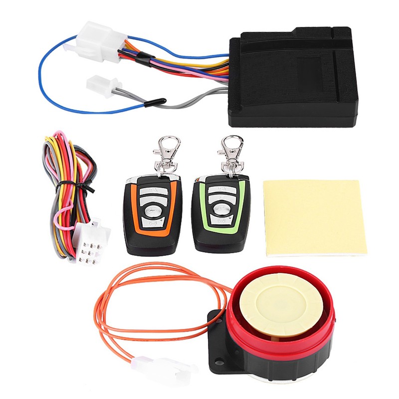 Motorcycle Anti theft Security Alarm System Remote Control