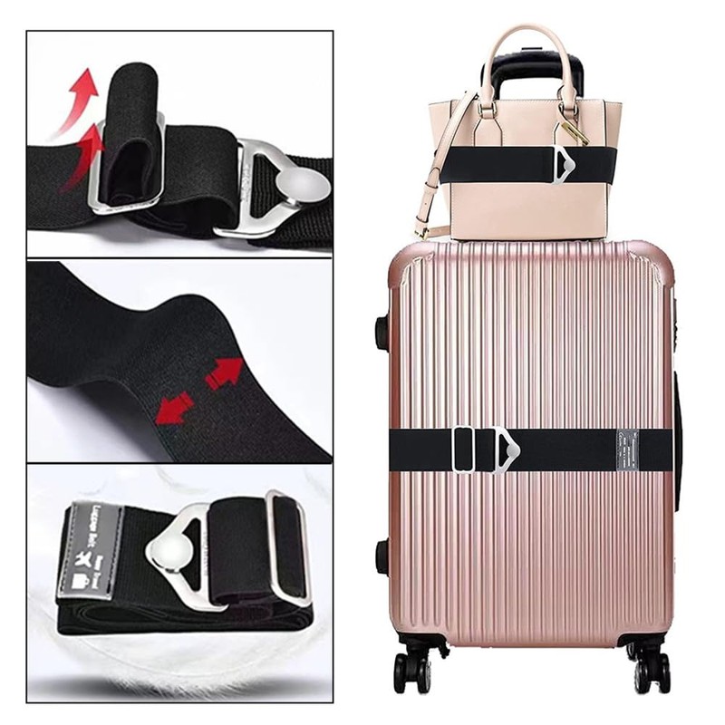 Luggage Straps for Suitcase, Granmagazz 2-in-1 Travel Belt Luggage Straps