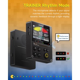 Donner DBM-100 Portable Digital Metronome Tuner With Training Rhythm Mode Black