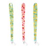 Tabanzhe 3Pcs ID Lanyards Strap - Cute Fruit Print Series