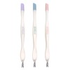 IVON Cuticle Trimmer with Pusher, 3pcs Rubber Tip Cuticle Tool