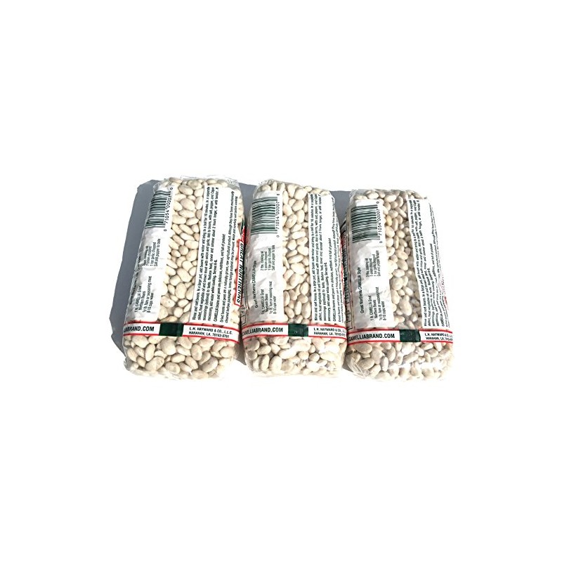 Camellia Great Northerns White Beans Dry 1 Lb (3Pack)