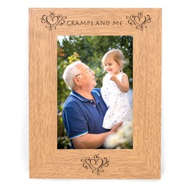 Gramps and Me 6 x 4 Photo Picture Frame Photoframe Birthday Gift Idea From Grandson Granddaughter Grandchildren