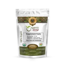 Organic Way True Ceylon Cinnamon Sticks (Cinnamomum verum) - Organic & Kosher Certified | Raw, Vegan, Non GMO & Gluten Free | USDA Certified | Origin - Sri Lanka (2 Oz)