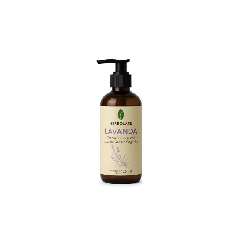 Herbolare Crema Corporal Natural de Lavanda Grosso Orgnica Francesa 125