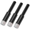 3Pcs Vaccum Brazed Diamonds Dry Tile Drill Bits Marble Granite