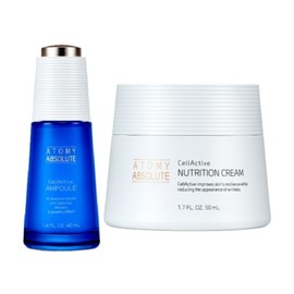 Atomy Absolute Cellactive Ampoule 40ml + Nutrition Cream 50ml 2-piece set / 애터미 앱솔루트 셀랙티브 앰플 40ml + 영양크림 50ml 2종 세트