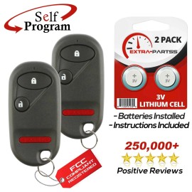 Extra-Partss 2 For 2005 2006 2007 2008 2009 2010 2011 Honda Element Keyless Entry Key Remote