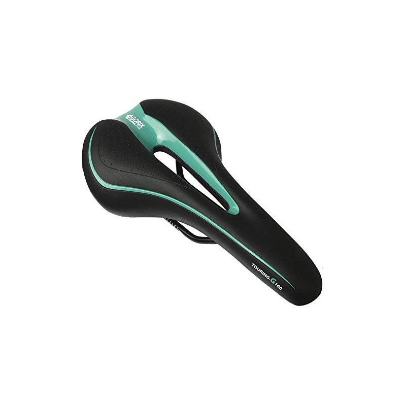GORIX Bike Saddle Seat Comfortable Cushion with Rail Mountain Road