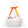 Rectangle Woven Basket with Gift Bags and Ribbons, 12X 8
