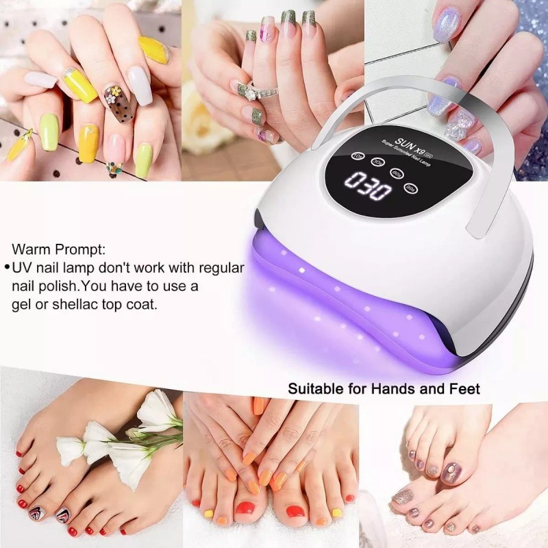 Best Lampara De Uñas Uv Profesional Secador Uñas Led Con