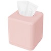 Livelab Tissue Box Cover with Base - Square Plastic Holder,