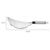 Stainless Steel Pot Strainer with Handle, Crescent Half Moon Shaped