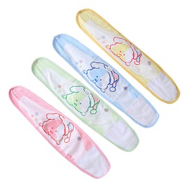 Levemolo 4pcs Navel Band Pregnancy Support Cartoon Umbilical Cord Protect Belly Band for Newborns Random Color