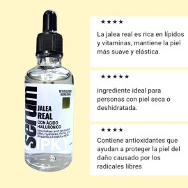 Serum Jale Real + Acido Hialuronico Todo Tipo De Piel