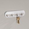 iDesign Self-Adhesive Key Rack Organizer for Entryway, Kitchen - 4